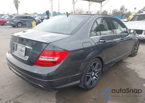 2013 Mercedes-Benz C 250 Sport from USA, damaged, VIN WDDGF4HB3DA764599